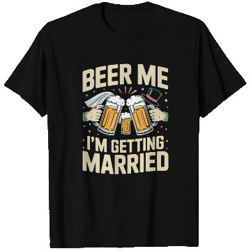 Discover Beer Bachelorette party Funny Bride and Groom T Shirts