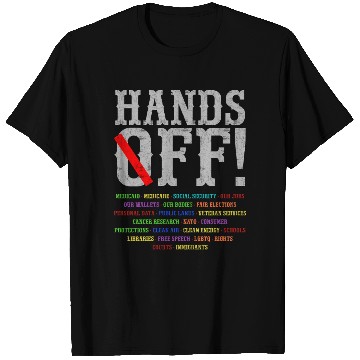 Discover Hands Off Social Security Protest Resist Save D T Shirts