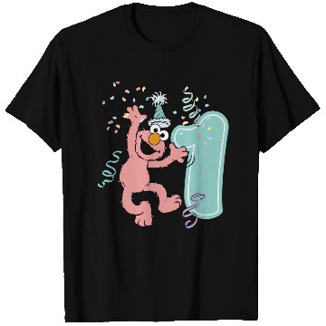 Discover Sesame Street Birthday Design With Elmo One Year T Shirts