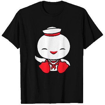 Discover Duck sailor sailor hat waving happily fisherman T Shirts