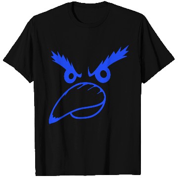 Discover Raven bird looks evil cool funny comic humor face T Shirts