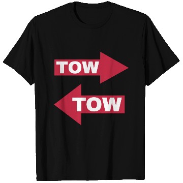 Discover tow arrow red moving automotive because racecar T Shirts