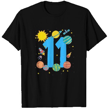 Discover Space Adventure Number 11 Birthday Cosmos T Shirts