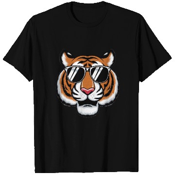 Discover Cartoon Tiger Cute Jungle Animal For Tiger Lover T Shirts