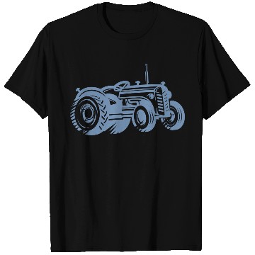Discover Tractor Silhouette Farmer Agriculture T Shirts