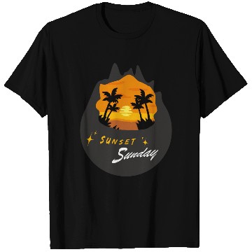 Discover sunset sunday T Shirts