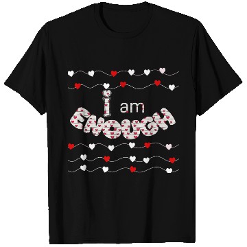 Discover I Am Enough - Faith & Love Design | Psalm 139:14 T Shirts