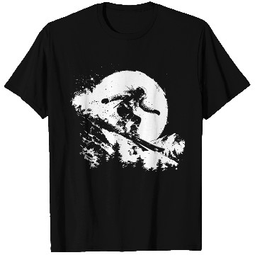 Discover Snowboarding Girl Drawing T Shirts