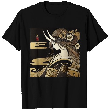 Discover Oni girl in Kimono T Shirts