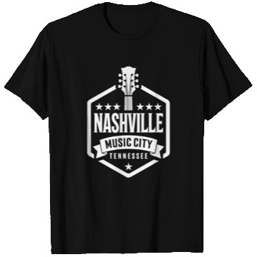 Discover Nashville Music City Guitar Tennessee T Shirts