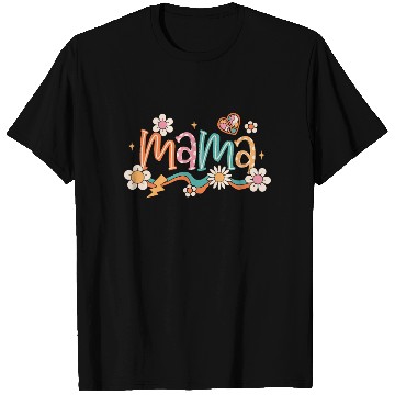 Discover Retro Mama Groovy Mother’s Day T Shirts