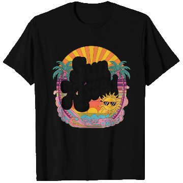 Discover Sun Kissed Retro Sunset Design T Shirts