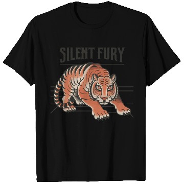 Discover Silent Fury Tiger T Shirts