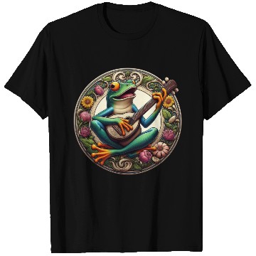 Discover Guitar Frog T Shirts