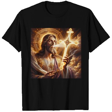 Discover Jesus with Divine Light T Shirts