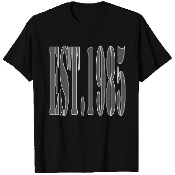 Discover EST. 1985 Gray Edition T Shirts – Timeless Vintage