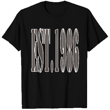 Discover EST. 1986 Retro T Shirts – Bold Vintage T Shirts for 80s