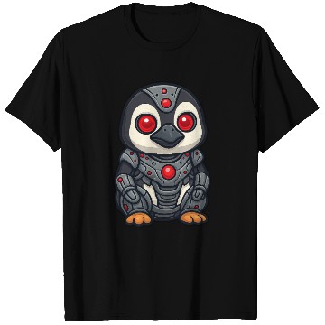 Discover Penguin Robot Cyborg Sci-Fi Future Vision T Shirts