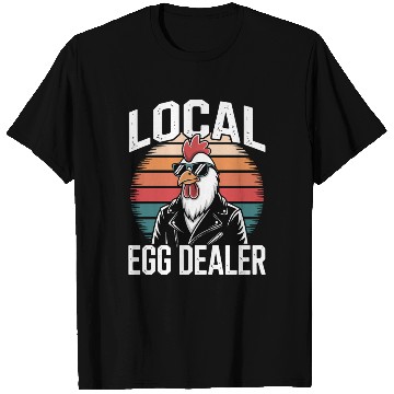 Discover Local Egg Dealer Easter Sunday Retro Vintage T Shirts