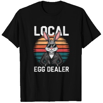 Discover Retro Local Egg Dealer Easter Bunny Easter Sunday T Shirts