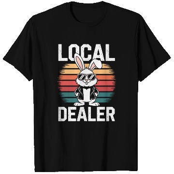 Discover Local Egg Dealer Easter Bunny Retro Egg Farmer T Shirts