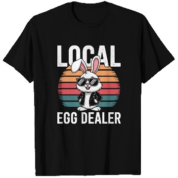 Discover Local Egg Dealer Easter Bunny Retro Easter T Shirts