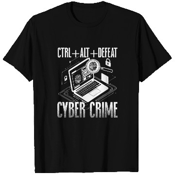 Discover Digital Forensic Defeat Cyber Crime T Shirts