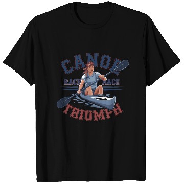 Discover canoe race triumph T Shirts
