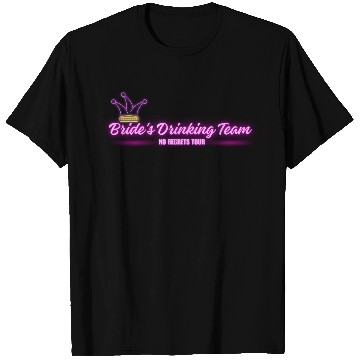 Discover Bride's Drinking Team – No Regrets Tour T Shirts