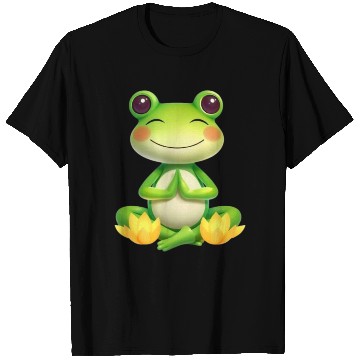 Discover Zen Frog – Peaceful Meditation Frog Design T Shirts