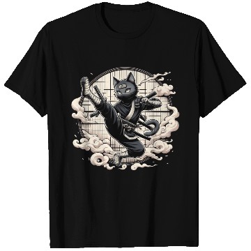 Discover ninja cat T Shirts