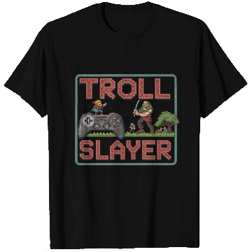 Discover Troll Slayer Vintage Fantasy Game T Shirts