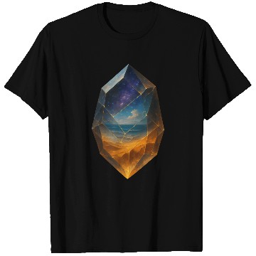 Discover Multiverse Crystal: Window Through Time and space T Shirts