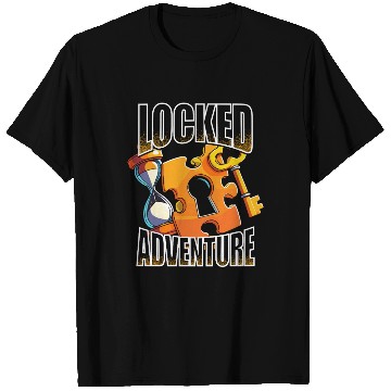 Discover Escape Room Locked Adventure T Shirts