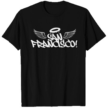Discover San Francisco Graffiti Wings T Shirts