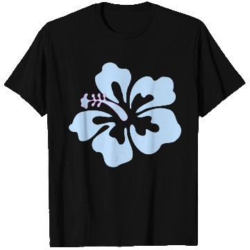 Discover Blue hibiscus flower T Shirts