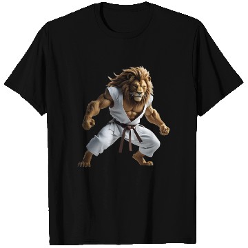 Discover Karate Lion Warrior T Shirts