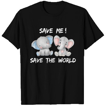 Discover World Elephant Day. T Shirts