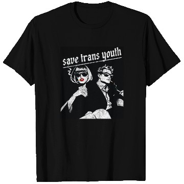 Discover Save trans youth classic vintage T Shirts