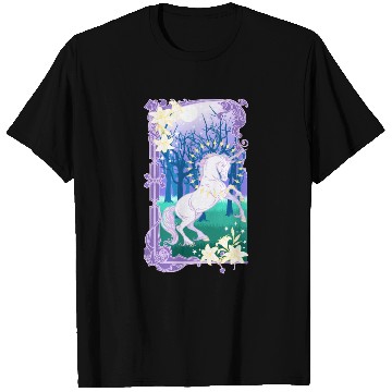 Discover Unicorn fantasy lilac moon T Shirts