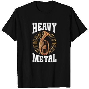 Discover Heavy Metal Tenorhorn Musician Vibes T Shirts