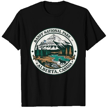 Discover Banff National Park Alberta Canada T Shirts