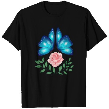 Discover Butterfly. Flower. Rose. Joy. spring. Spring break T Shirts