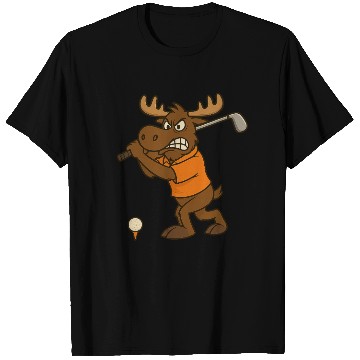 Discover Angry Golf Moose T Shirts