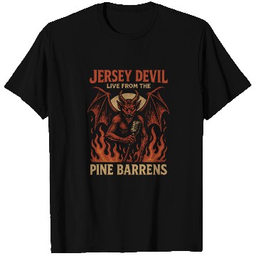 Discover Jersey Devil Pine Barrens Concert T Shirts