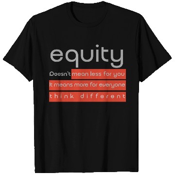Discover Talk Equity [grey] T Shirts