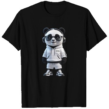 Discover Stylish 3D Panda Character T Shirts