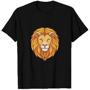 Discover lion animal head logo T Shirts