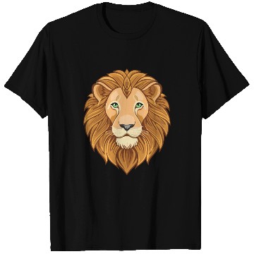 Discover lion head logo T Shirts