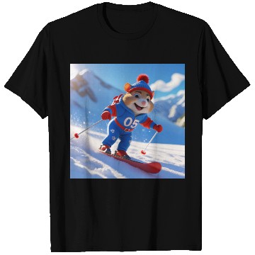 Discover Hamster climbing the mountains cute T Shirts